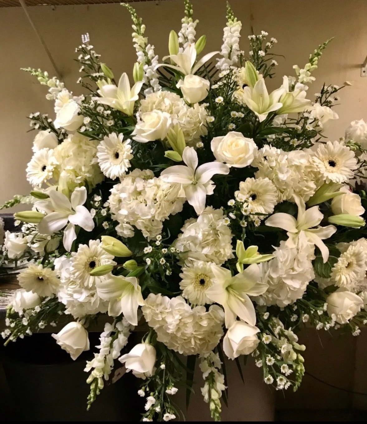 Funeral floral arrangement