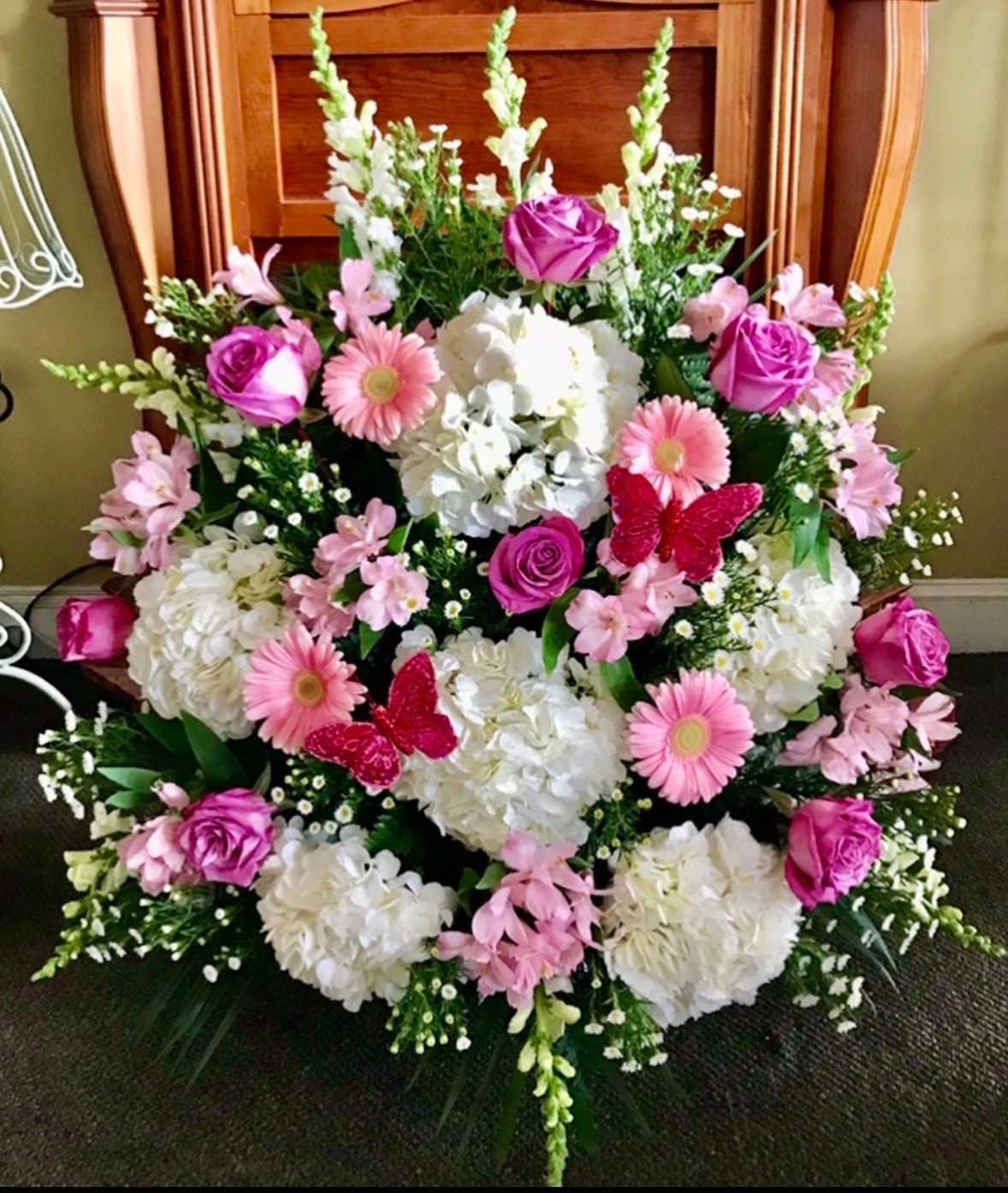 Funeral floral arrangement