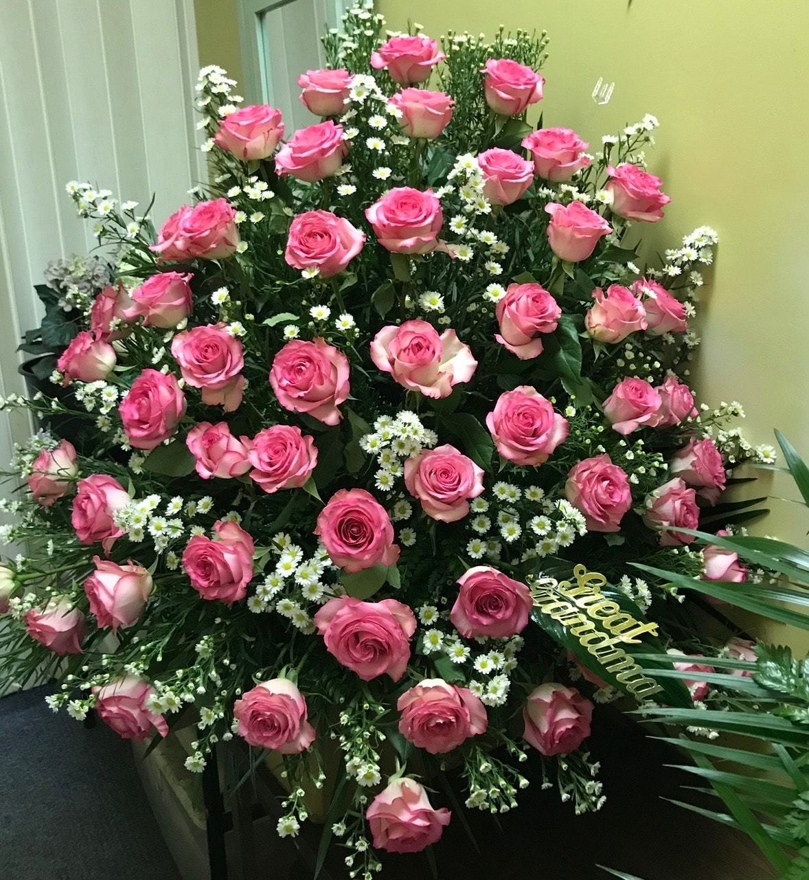 Funeral floral arrangement